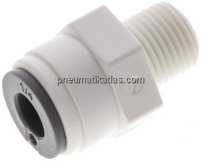 Gerader Steckanschluss NPT 1/8"-1/4" (6,35 mm), IQS-LE (EPDM-Dichtung)