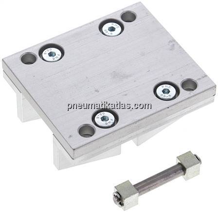 Pendelbrücke (breit) f. 32mm kolbenstangenlosen Zylinder