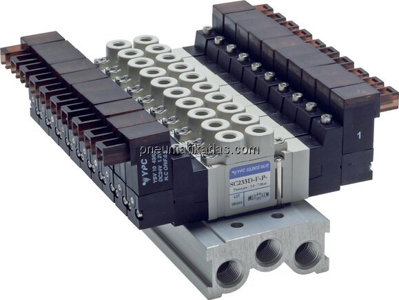 Exemplarische Darstellung: Reihenleiste (2-fach) f