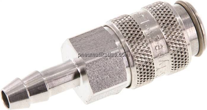 Kupplungsdose (NW5) 6 (1/4")mm Schlauch, 1.4404