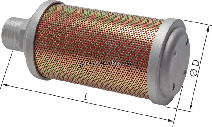 Exemplarische Darstellung: Hochleistungsschalldämp