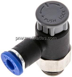 Kompakt-Drosselventil G 1/8"-4mm,abluftregelnd (Standard)