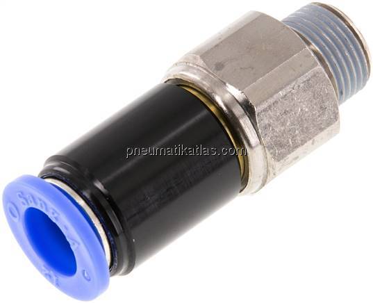 Gerade Drehverschraubung R 3/8"-12mm, IQS-Standard