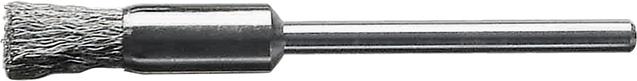 Miniatur-Pinselbürste Edelstahl gew. 5x0,1mm Lessmann