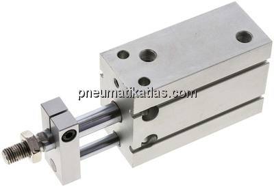 Direktmontagezylinder, Kolben 32mm,Hub 40mm, verdrehgesicherte Kolbenstange