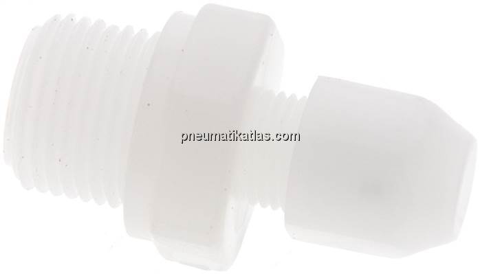 Gerade Verschraubung G 3/8"-6x4mm, PVDF (FDA)