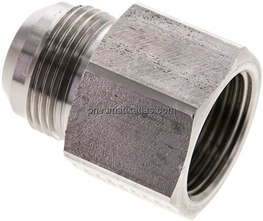 Reduziernippel UN 1-5/16"-12(JIC-AG)-G 1"(IG), 1.4571