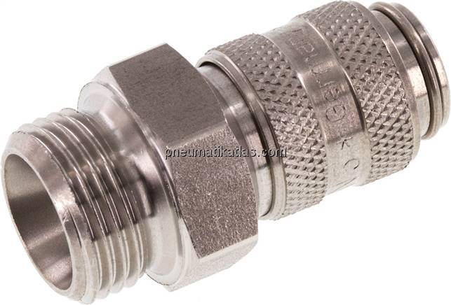 Kupplungsdose (NW5) G 3/8"(AG), Edelstahl