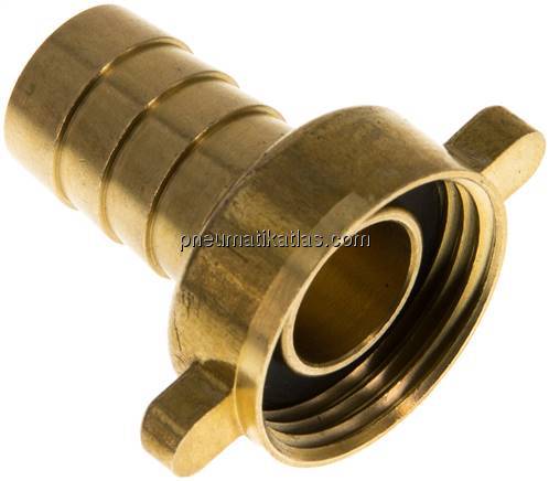 2/3-Schlauchtülle, mit Mutter G 3/4"-16 (5/8")mm, gerade