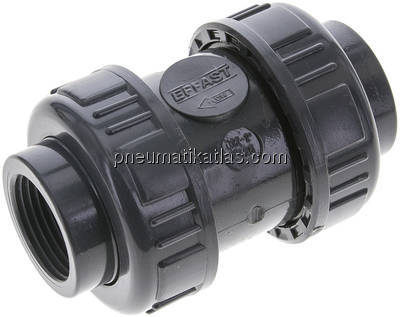 Rückschlagventil, PVC-U / FKM, Rp 1"