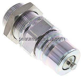 Schott-Steckkupplung ISO7241-1A, Stecker Baugr.6, 28 L (M36x2)