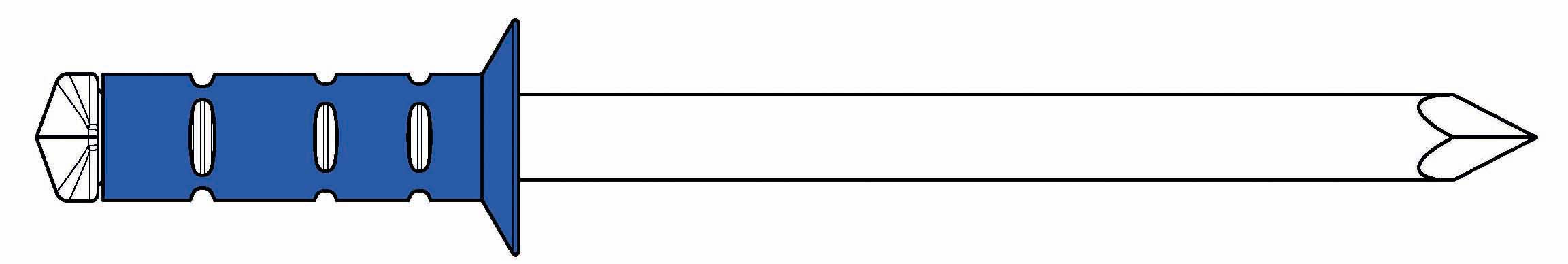PolyGrip Blindniete Stahl/Stahl Senkkopf 4,8 x 15