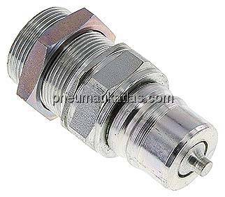 Schott-Steckkupplung ISO7241-1A, Stecker Baugr.6, 30 S (M42x2)