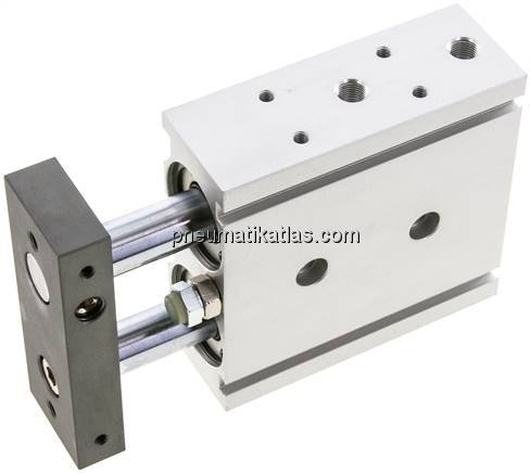 Doppelkolbenzylinder, Kolben 32mm, Hub 20mm