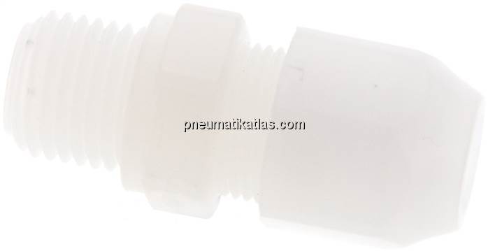 Gerade Verschraubung G 1/4"-8x6mm, PVDF (FDA)