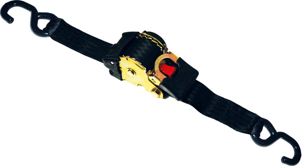 Zurrgurt Automatik m. S-Haken Länge 3,0m Breite 25mm