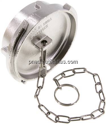 Tankwagenkupplung Verschlussstopfen, 1.4408 für MK 80 ES