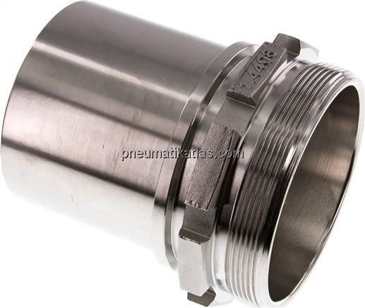 Gewindetülle, EN14420-5 G 4"-100 (4")mm, 1.4408