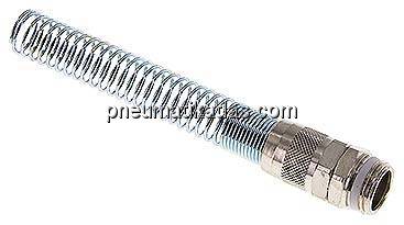 Gerade Verschraubung G 1/2"-15x12mm mit Knickschutz