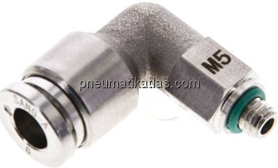 Winkel-Steckanschluss M 5-6mm, IQS-ES LE/IQS-PVDF