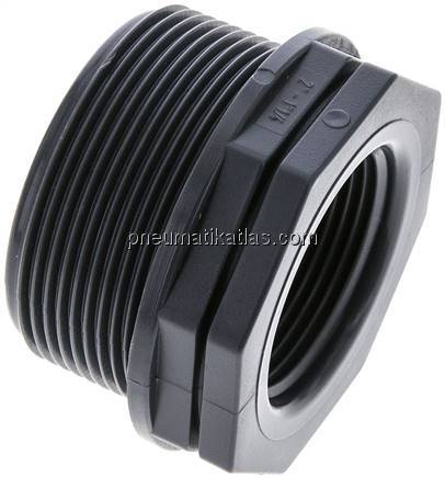 Reduziernippel G 2"(AG)-G 1-1/4"(IG), Polypropylen