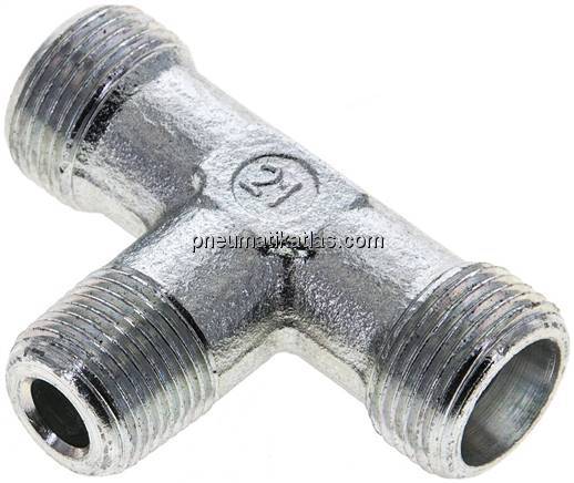 T-Schneidringverschraubung R 3/8"-12 S (M20x1,5), ohne Mutter & Schneidring, Sta