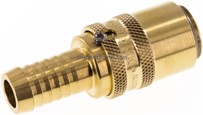 Temperierkupplungsdose (gerade) 13mm Zapfen, 13 (1/2")mm Schlauch