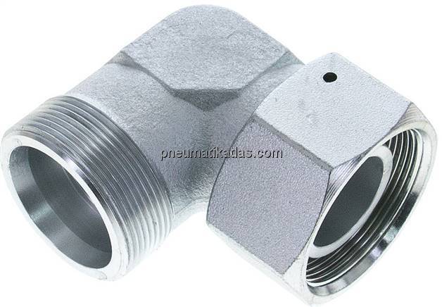 Einstellb. Winkel-Schneidringverschr. 38 S (M52x2), ohne Mutter & Schneidring, S