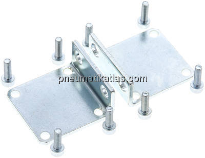 2 Stk. Fußwinkel für 18mm kolbenstangenlosen Zylinder