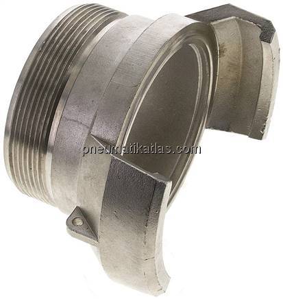 Guillemin-Kupplung G 3" (AG), Edelstahl, ohne Verriegelung (kann nur mit Kupplun