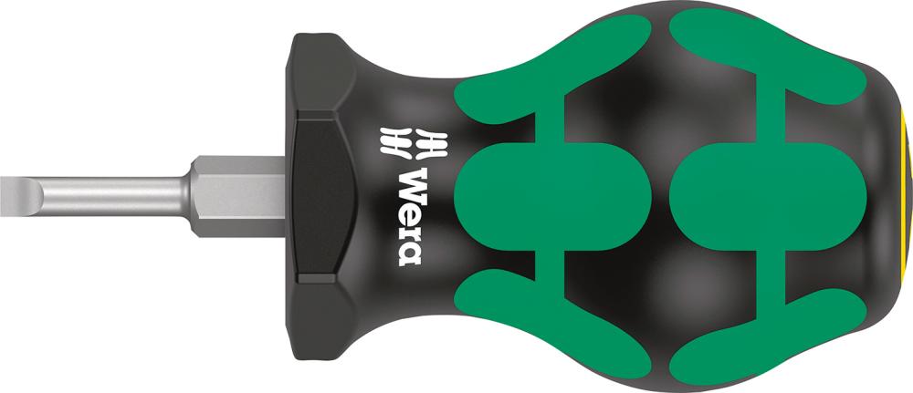 Schraubendreher Stubby Schlitz 3,5x0,6x 25mm Wera