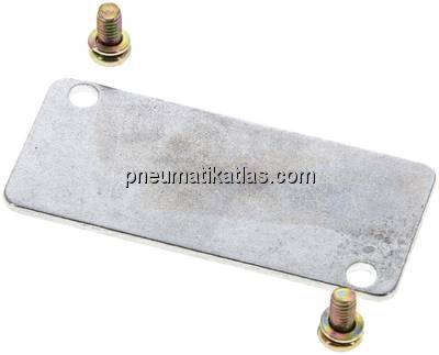 Blindplatte für Reihenleiste V 53