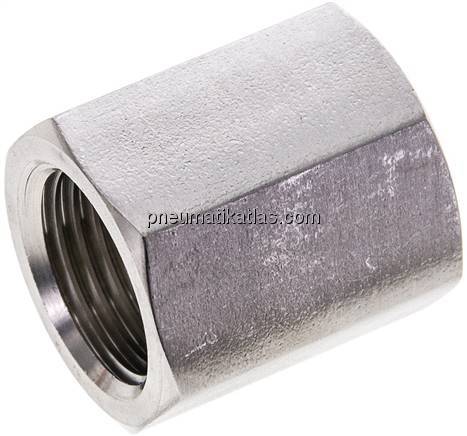 Hochdruck-Muffe G 1/2"-G 1/2", 1.4571