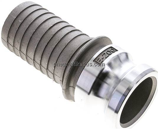 Kamlock-Stecker (E) 50 (2")mm Schlauch, Aluminium