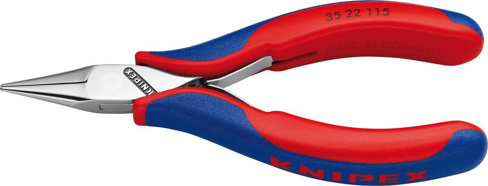 Greifzange Elektronik Backen flachrund 115mm KNIPEX