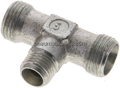 T-Schneidringverschraubung 12 L (M18x1,5)-8 L (M14x1,5)-12 L (M18x1,5), ohne Mut