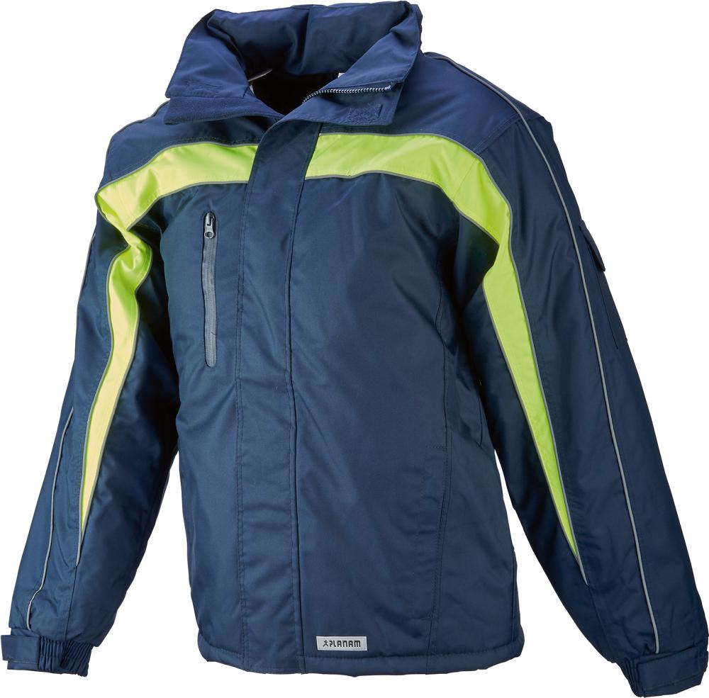 Winterjacke Cosmic, marine/gelb, Gr.3XL