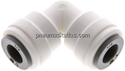 Winkel-Steckanschluss 1/4" (6,35 mm)-1/4" (6,35 mm), IQS-LE (EPDM-Dichtung)