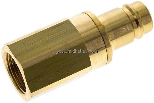 Kupplungsstecker (NW15) G 3/4"(IG), Messing