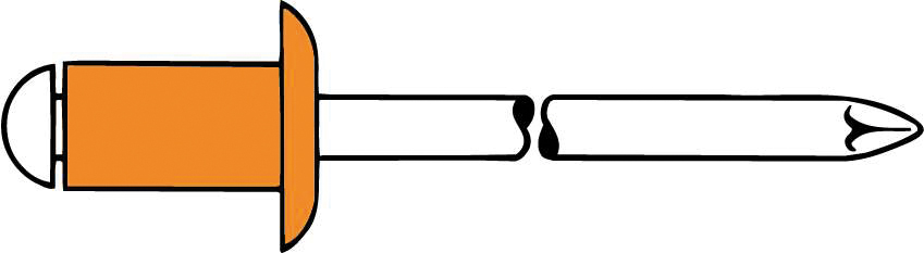 Blindniete Mini-Pack Kupfer/Bronze 4 x 12