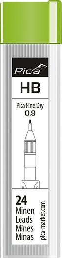 Pica Marker Fine Dry Graphit-Minenset HB (24 St.) Pica