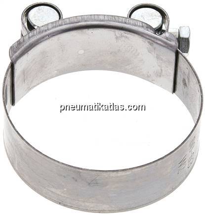 22mm Eco-Gelenkbolzenschelle, 60 - 63mm, 1.4016 (W2)