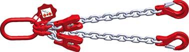 Zweistrang Kettenge.verz.Gabelkopf 200x110mm8000KG