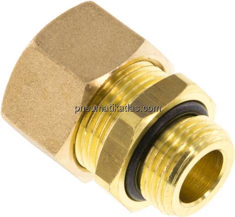 Gerade Klemmringverschraubung G 3/8"-14 (M20x1,5)mm, Messing