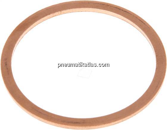 Dichtring aus Kupfer, für G 1-1/4" (42,3x48,9x2 mm)