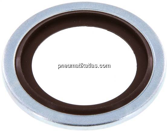 Hydraulik-Dichtring mit FKM-Einlage, für Gewinde M 24