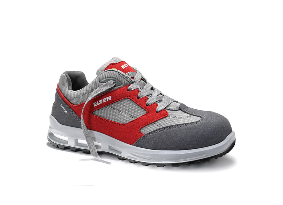 Sicherheitshalbschuh TRAVIS XXT grey-red Low ESD S2