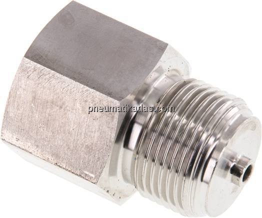 Manom.-Reduzierung G 3/4"(AG)-G 1/2"(IG). 1.4571, 45mm