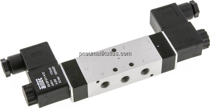 5/2-Wege Magnetimpulsventil, G 1/8", 24 V DC, Standard