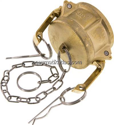 Kamlock-Verschlusskappe (DC) 2", Messing